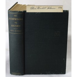 The Interpretation of History (Signed by Oliver Wendell Holmes)